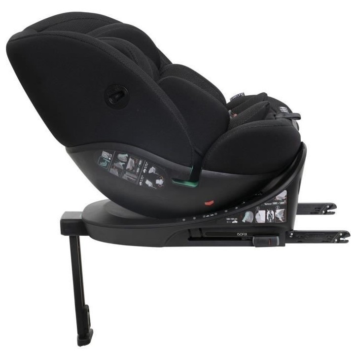 Siege-auto - CHICCO - EVERONE - Groupe 0/1/2/3 - I-Size - Pivotant - Inclinable - Réducteur - Noir Siege-auto - CHICCO - EVERONE - Groupe 0/1/2/3 - I-Size - Pivotant - Inclinable - Réducteur - Noir