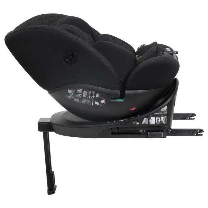 Siege-auto - CHICCO - EVERONE - Groupe 0/1/2/3 - I-Size - Pivotant - Inclinable - Réducteur - Noir Siege-auto - CHICCO - EVERONE - Groupe 0/1/2/3 - I-Size - Pivotant - Inclinable - Réducteur - Noir