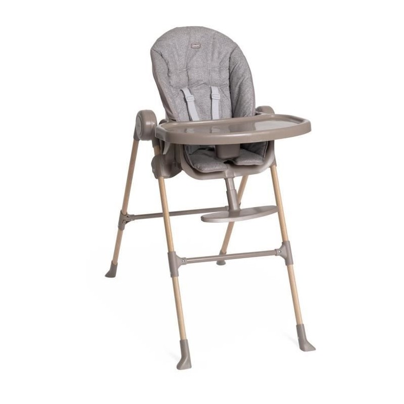 Chaise Haute - CHICCO - Polly Essential - 0/3 ans - Gris Ash Chaise Haute - CHICCO - Polly Essential - 0/3 ans - Gris Ash