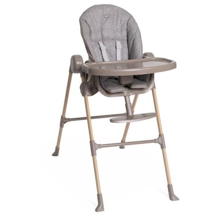 Chaise Haute - CHICCO - Polly Essential - 0/3 ans - Gris Ash Chaise Haute - CHICCO - Polly Essential - 0/3 ans - Gris Ash