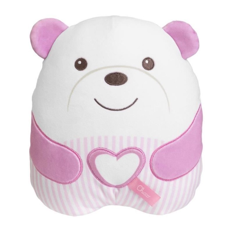 Peluche tendre Ourson - CHICCO - Rose - Des la naissance Peluche tendre Ourson - CHICCO - Rose - Des la naissance