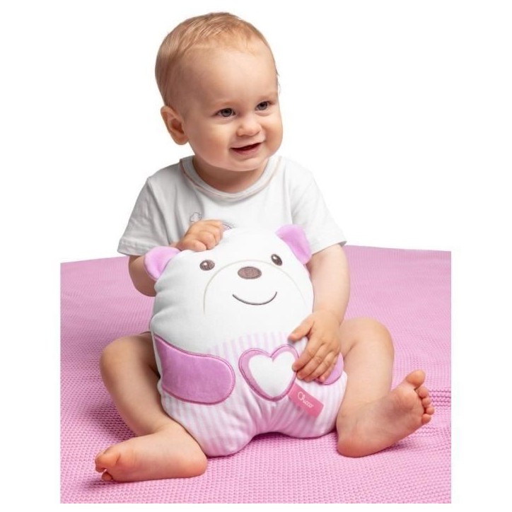 Peluche tendre Ourson - CHICCO - Rose - Des la naissance Peluche tendre Ourson - CHICCO - Rose - Des la naissance