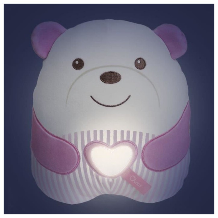 Peluche tendre Ourson - CHICCO - Rose - Des la naissance Peluche tendre Ourson - CHICCO - Rose - Des la naissance