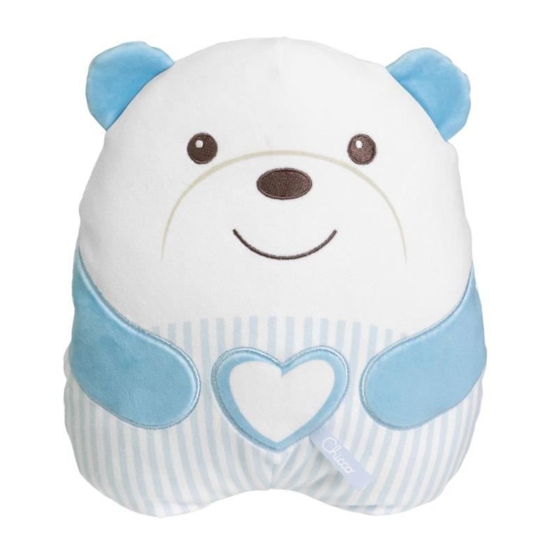 Peluche tendre Ourson - CHICCO - Bleu - Des la naissance Peluche tendre Ourson - CHICCO - Bleu - Des la naissance