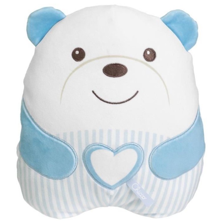 Peluche tendre Ourson - CHICCO - Bleu - Des la naissance Peluche tendre Ourson - CHICCO - Bleu - Des la naissance