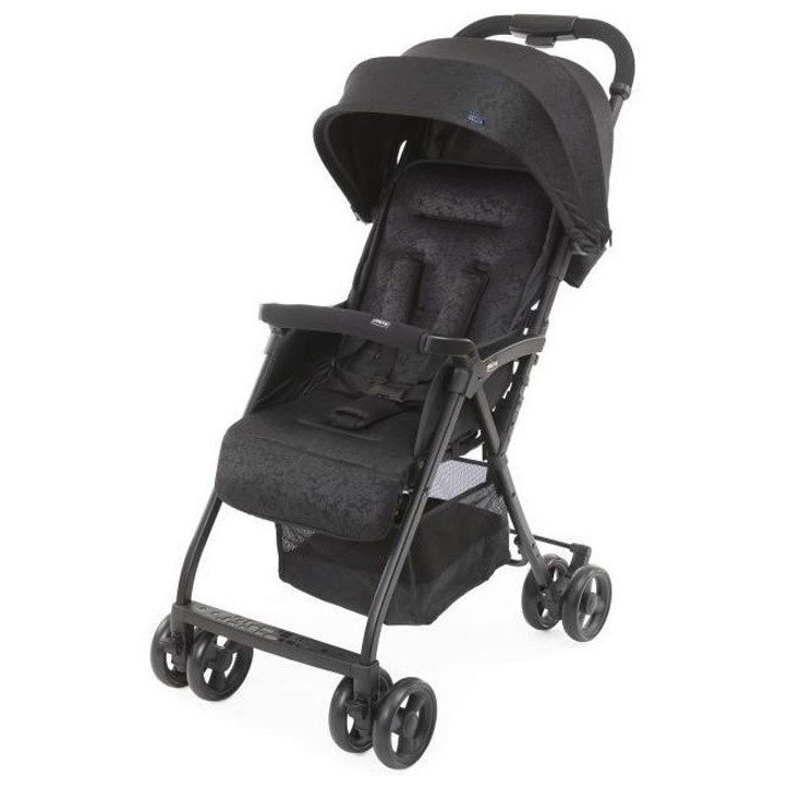 CHICCO Poussette compacte Ohlala 3 - Des la naissance - Jusqu'a 15kg - Dossier inclinable - Arceau de sécurité - Jet black CHICCO Poussette compacte Ohlala 3 - Des la naissance - Jusqu'a 15kg - Dossier inclinable - Arceau de sécurité - Jet black