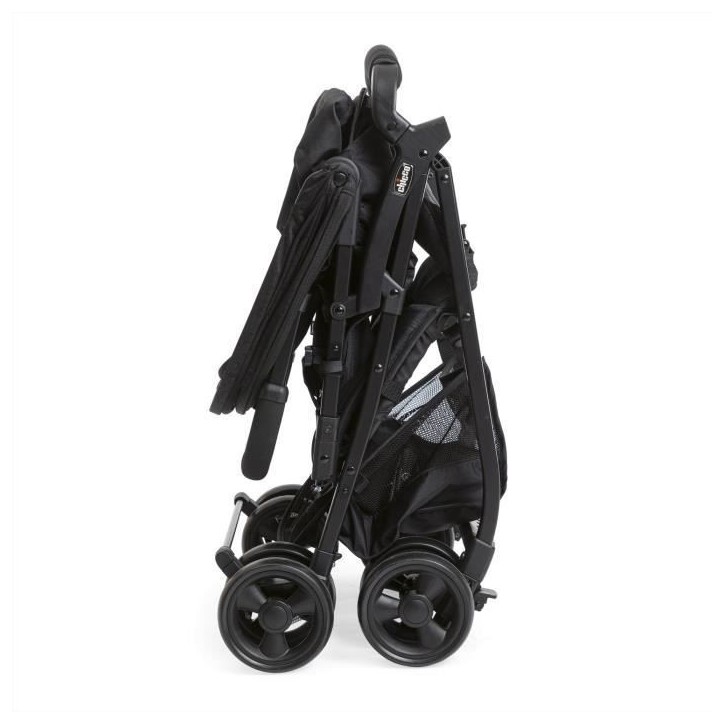 CHICCO Poussette compacte Ohlala 3 - Des la naissance - Jusqu'a 15kg - Dossier inclinable - Arceau de sécurité - Jet black CHICCO Poussette compacte Ohlala 3 - Des la naissance - Jusqu'a 15kg - Dossier inclinable - Arceau de sécurité - Jet black