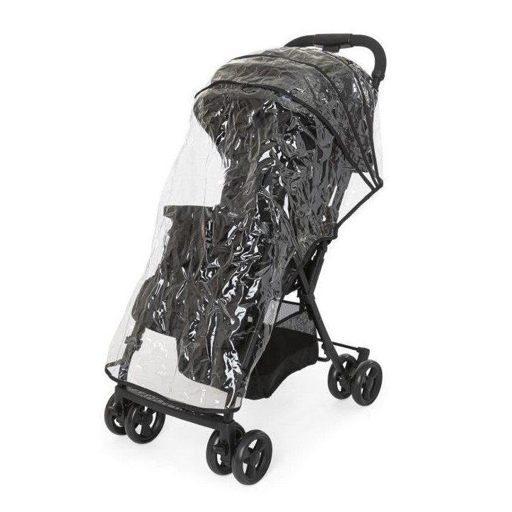 CHICCO Poussette compacte Ohlala 3 - Des la naissance - Jusqu'a 15kg - Dossier inclinable - Arceau de sécurité - Jet black CHICCO Poussette compacte Ohlala 3 - Des la naissance - Jusqu'a 15kg - Dossier inclinable - Arceau de sécurité - Jet black