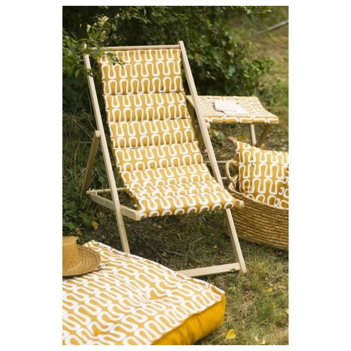 Chilienne matelassée - JARDIN PRIVE - ELECTRO - Cumin - F100 Chilienne matelassée - JARDIN PRIVE - ELECTRO - Cumin - F100