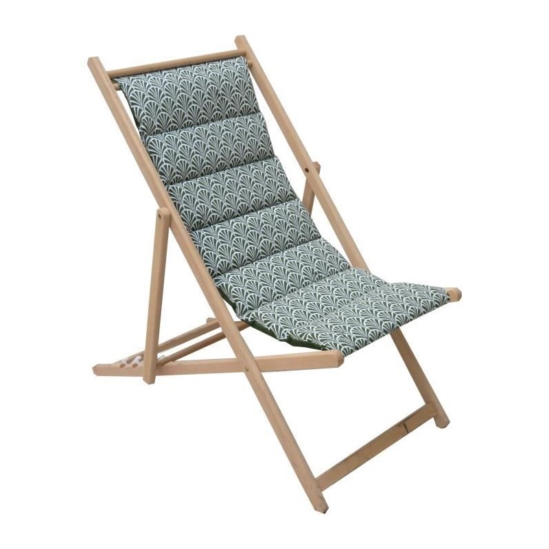 JARDIN PRIVE - Chilienne matelassée Norvege avocat - tissu traité d