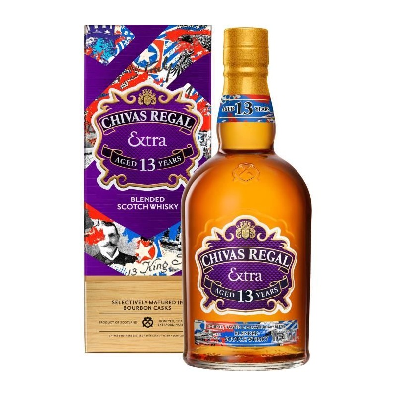 Chivas Regal - 13 ans - Bourbon finish Whisky Ecossais - 40,0% Vol. - Chivas Regal - 13 ans - Bourbon finish Whisky Ecossais - 40,0% Vol. -
