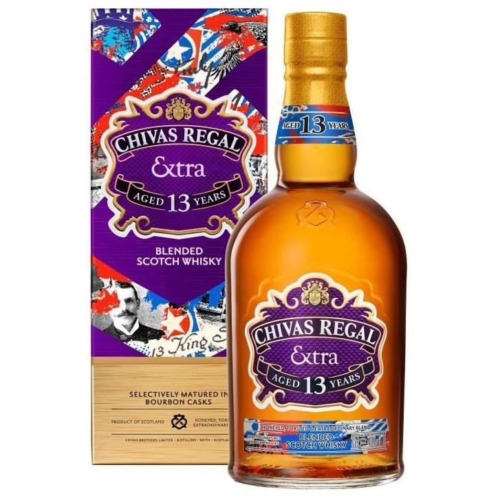 Chivas Regal - 13 ans - Bourbon finish Whisky Ecossais - 40,0% Vol. - 70cl
