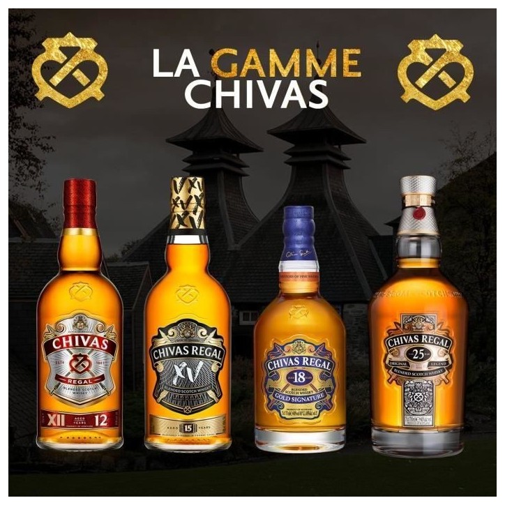 Chivas Regal - XV - Whisky Ecossais - 40,0% Vol. - 70cl