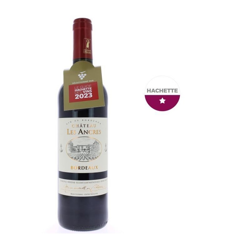 Châteaux Les Ancres 2020 Bordeaux - Vin rouge de Bordeaux Châteaux Les Ancres 2020 Bordeaux - Vin rouge de Bordeaux