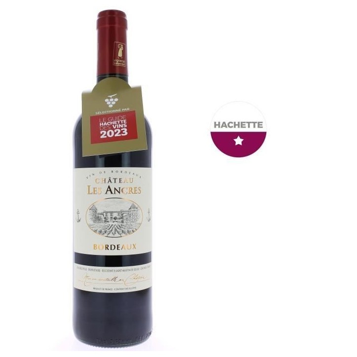 Châteaux Les Ancres 2020 Bordeaux - Vin rouge de Bordeaux
