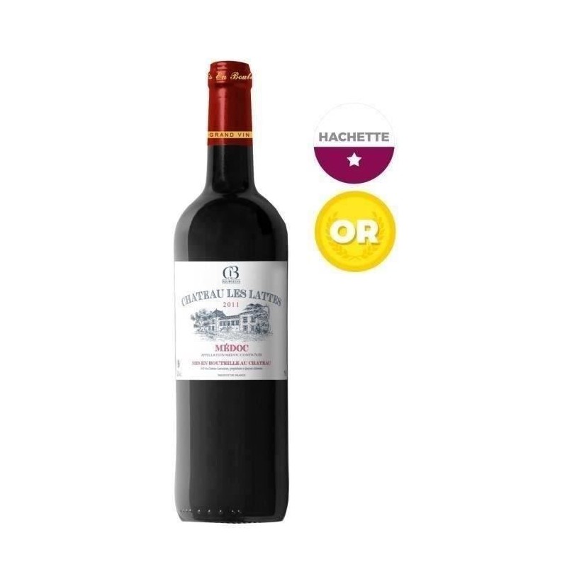 Château Les Lattes 2011 Médoc Cru Bourgeois - Vin Rouge du Bordelais Château Les Lattes 2011 Médoc Cru Bourgeois - Vin Rouge du Bordelais
