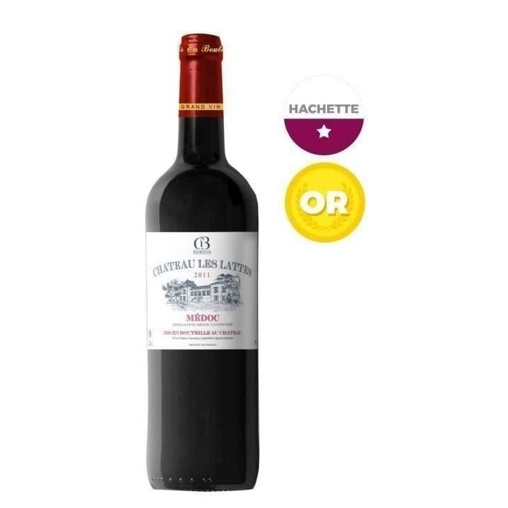 Château Les Lattes 2011 Médoc Cru Bourgeois - Vin Rouge du Bordelais