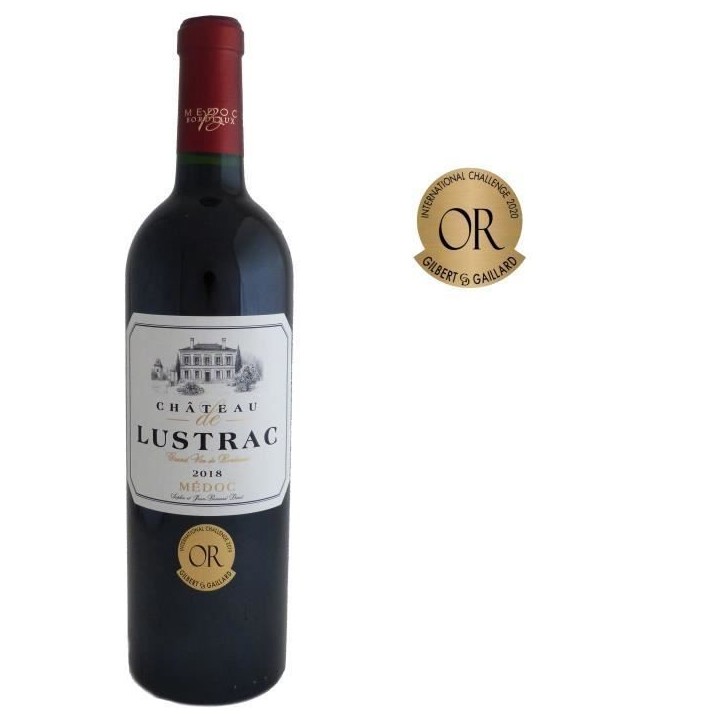 Château Lustrac 2018 Médoc - Vin rouge de Bordeaux