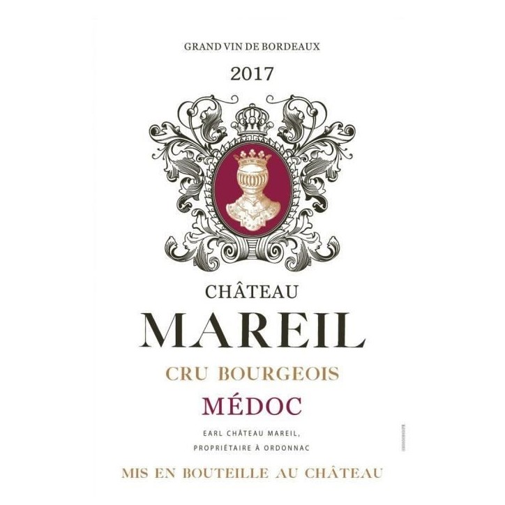 Château Mareil 2017 Médoc Cru Bourgeois - Vin rouge de Bordeaux
