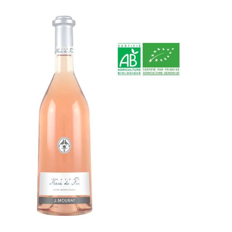Château Marie du Fou Fiefs vendéens - Vin rosé de Loire - Bio 2023 Château Marie du Fou Fiefs vendéens - Vin rosé de Loire - Bio 2023