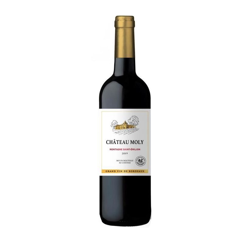 Château Moly 2019 Montagne Saint-Emilion - Vin rouge de Bordeaux Château Moly 2019 Montagne Saint-Emilion - Vin rouge de Bordeaux