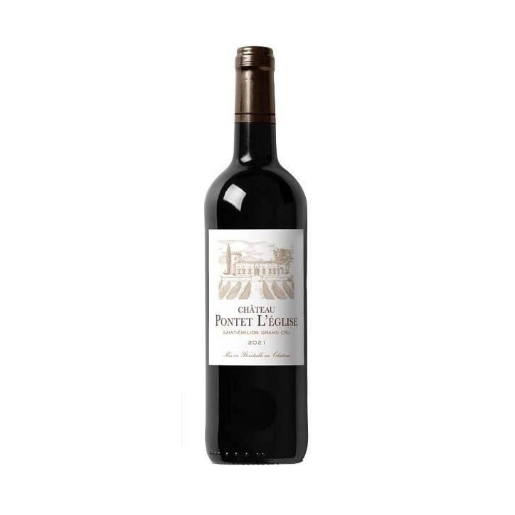 Château Pontet L'Eglise 2021 Saint Emilion Grand Cru - Vin rouge de Bordeaux