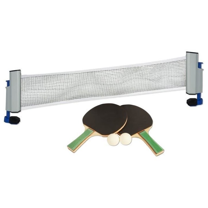 Set de tennis de table - SPACE COURT - Easy Spin - 2 raquettes + 3 balles Set de tennis de table - SPACE COURT - Easy Spin - 2 raquettes + 3 balles