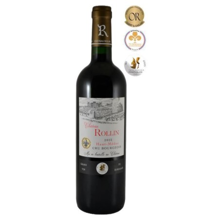 Château Rollin 2022 Haut-Médoc Cru Bourgeois - Vin rouge du Sud Oues