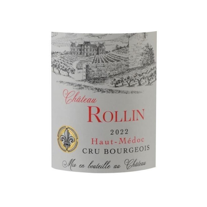 Château Rollin 2022 Haut-Médoc Cru Bourgeois - Vin rouge du Sud Ouest