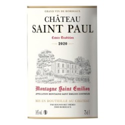 Château Saint Paul Cuvée Tradition 2021 Montagne Saint-Emilion - Vin