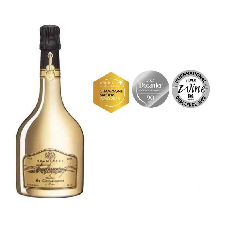Champagne Charles de Cazanove Cuvée Stradivarius Gold 2009 Brut - 75 Champagne Charles de Cazanove Cuvée Stradivarius Gold 2009 Brut - 75