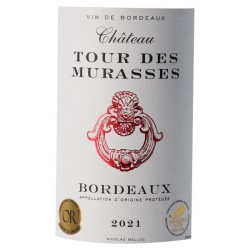 Château Tour des Murasses 2021 Bordeaux - Vin rouge de Bordeaux