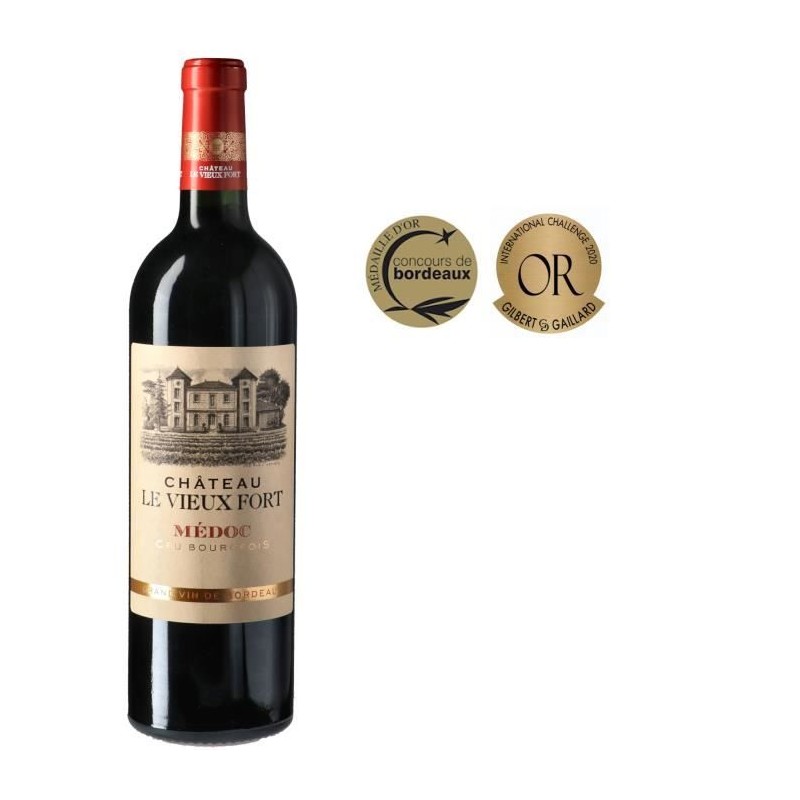 Château Le Vieux Fort 2021Médoc Cru Bourgeois - Vin rouge de Bordeau Château Le Vieux Fort 2021Médoc Cru Bourgeois - Vin rouge de Bordeau