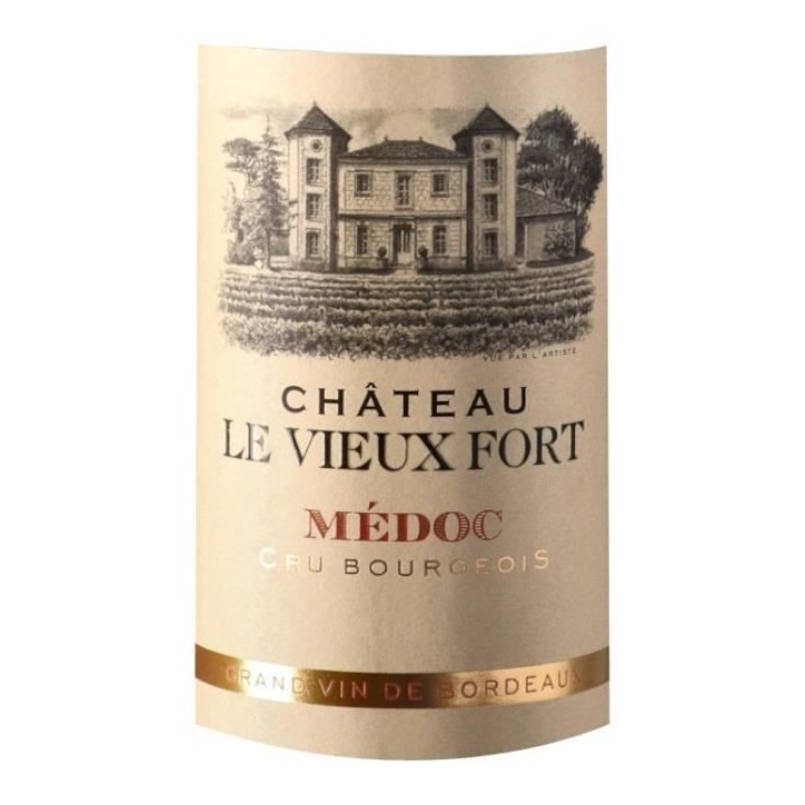 Château Le Vieux Fort 2021Médoc Cru Bourgeois - Vin rouge de Bordeaux