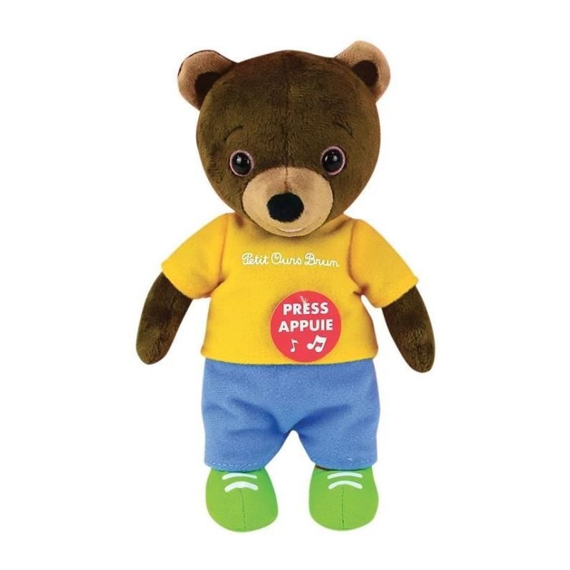 PETIT OURS BRUN Peluche Musicale Pour Enfants - 22 cm PETIT OURS BRUN Peluche Musicale Pour Enfants - 22 cm