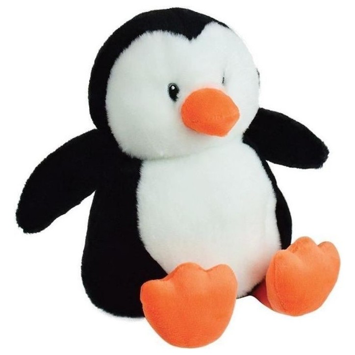 JEMINI Peluche bouillotte Pingouin - A chauffer au micro-ondes micro perles d'argile +/- 19 cm JEMINI Peluche bouillotte Pingouin - A chauffer au micro-ondes micro perles d'argile +/- 19 cm