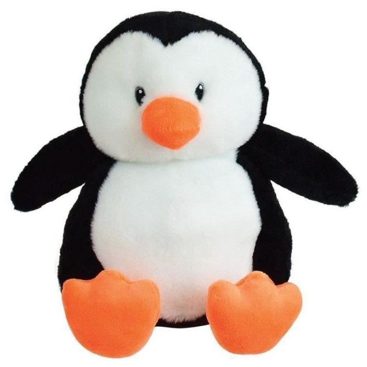 JEMINI Peluche bouillotte Pingouin - A chauffer au micro-ondes micro perles d'argile +/- 19 cm JEMINI Peluche bouillotte Pingouin - A chauffer au micro-ondes micro perles d'argile +/- 19 cm