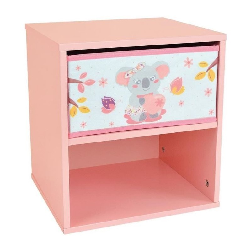 CALLY MIMI KOALA Chevet avec un tiroir ± 36 x 33 x 30 cm pour enfant