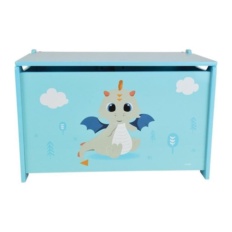 Coffre a jouets en bois LEON LE DRAGON - FUN HOUSE - ± 40 x 58 x 36 c Coffre a jouets en bois LEON LE DRAGON - FUN HOUSE - ± 40 x 58 x 36 c