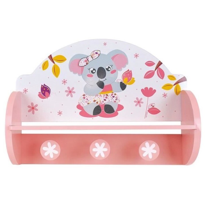 FUN HOUSE Mimi Cally Koala 713337 ETAGERE PORTEMANTEAU Dimensions : ± H. 33 x L. 46 x P. 15 cm pour enfant FUN HOUSE Mimi Cally Koala 713337 ETAGERE PORTEMANTEAU Dimensions : ± H. 33 x L. 46 x P. 15 cm pour enfant