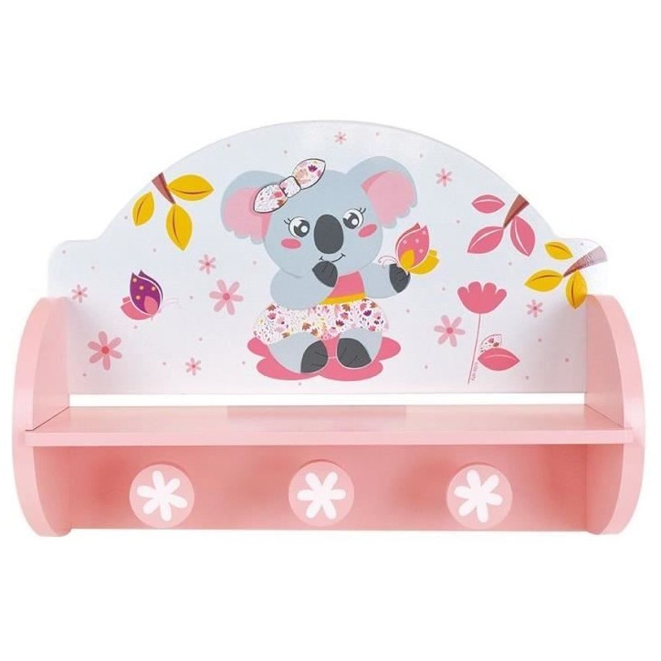 FUN HOUSE Mimi Cally Koala 713337 ETAGERE PORTEMANTEAU Dimensions : ± H. 33 x L. 46 x P. 15 cm pour enfant FUN HOUSE Mimi Cally Koala 713337 ETAGERE PORTEMANTEAU Dimensions : ± H. 33 x L. 46 x P. 15 cm pour enfant