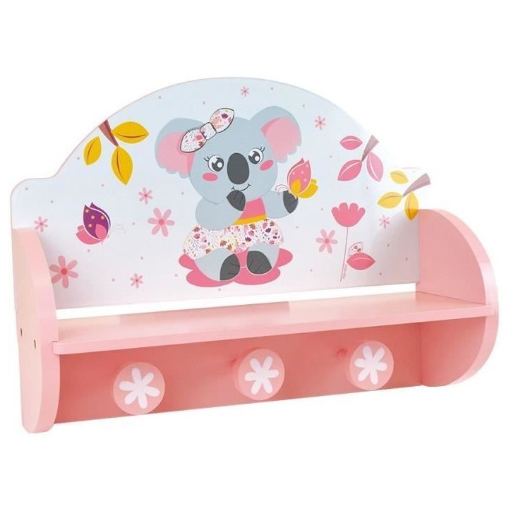 FUN HOUSE Mimi Cally Koala 713337 ETAGERE PORTEMANTEAU Dimensions : ± H. 33 x L. 46 x P. 15 cm pour enfant FUN HOUSE Mimi Cally Koala 713337 ETAGERE PORTEMANTEAU Dimensions : ± H. 33 x L. 46 x P. 15 cm pour enfant