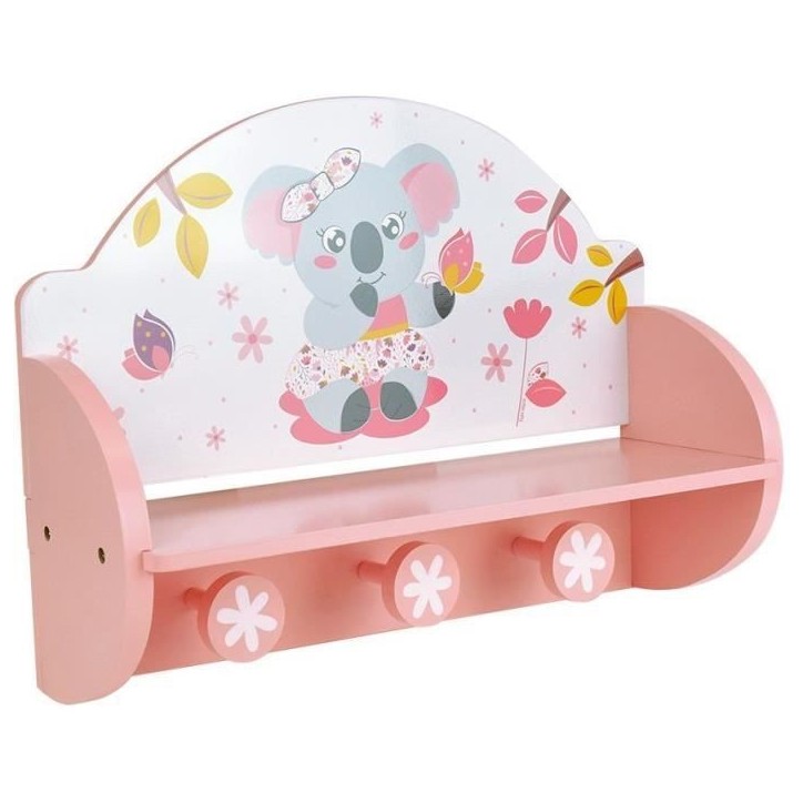 FUN HOUSE Mimi Cally Koala 713337 ETAGERE PORTEMANTEAU Dimensions : ± H. 33 x L. 46 x P. 15 cm pour enfant FUN HOUSE Mimi Cally Koala 713337 ETAGERE PORTEMANTEAU Dimensions : ± H. 33 x L. 46 x P. 15 cm pour enfant