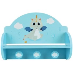 FUN HOUSE Léon le Dragon 713338 ETAGERE PORTEMANTEAU Dimensions : ±