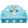 FUN HOUSE Léon le Dragon 713338 ETAGERE PORTEMANTEAU Dimensions : ±