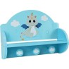 FUN HOUSE Léon le Dragon 713338 ETAGERE PORTEMANTEAU Dimensions : ±