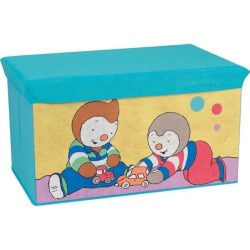 Coffre a jouets pliable - FUN HOUSE - T'CHOUPI - Banc de rangement - 5