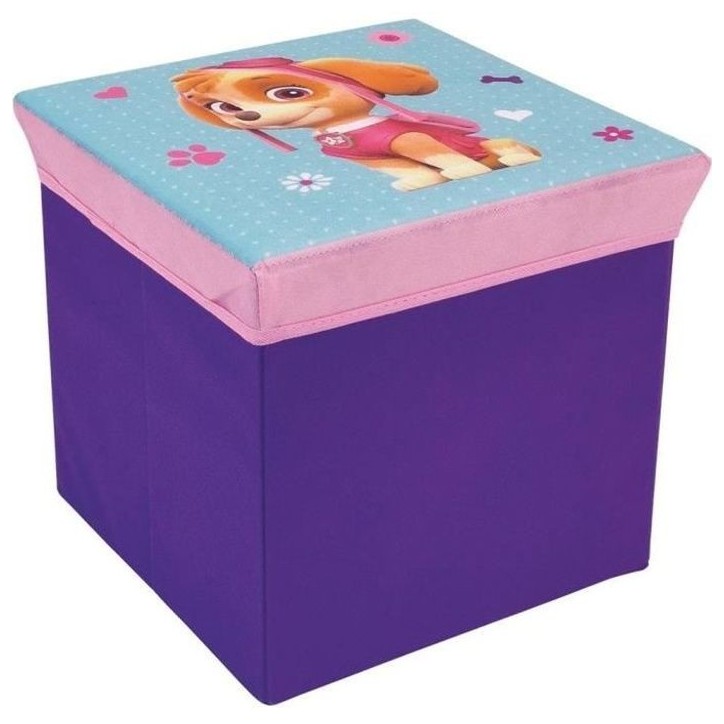 Fun House Pat Patrouille fille tabouret de rangement pour enfant