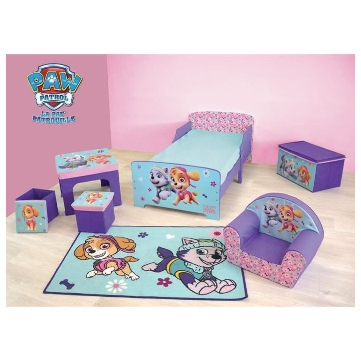 PAT PATROUILLE Fille fauteuil club en mousse pour enfant PAT PATROUILLE Fille fauteuil club en mousse pour enfant
