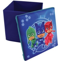 Fun House Pyjamasques ensemble table + 2 tabourets de rangements pliab